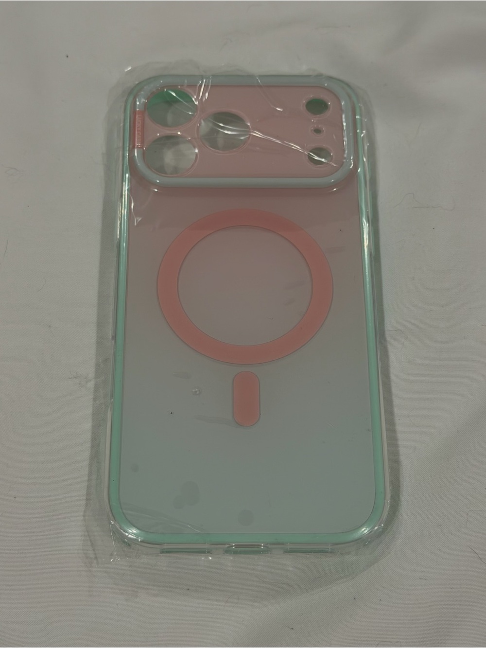 🆕 iPhone 17 Pro Max Pink & Mint MagSafe Phone Case